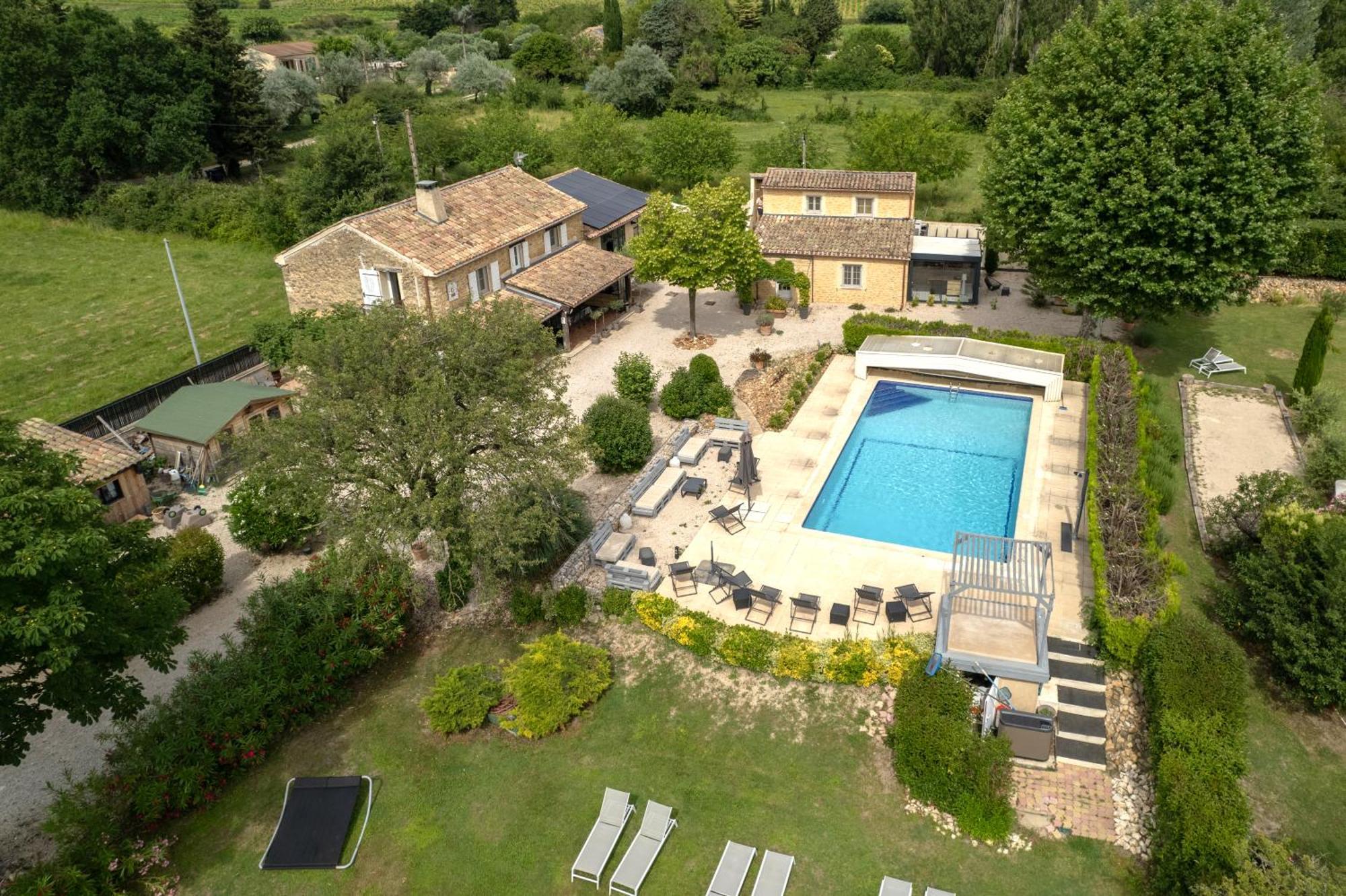 Chambres D Hotes Le Mas Julien Piscine Chauffee Adult Only Оранж Екстер'єр фото